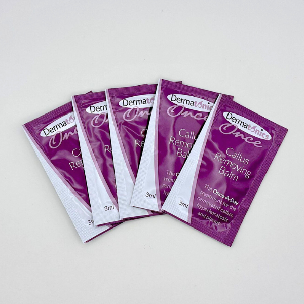 100 x Once Callus Removing Balm Sachet 2ml